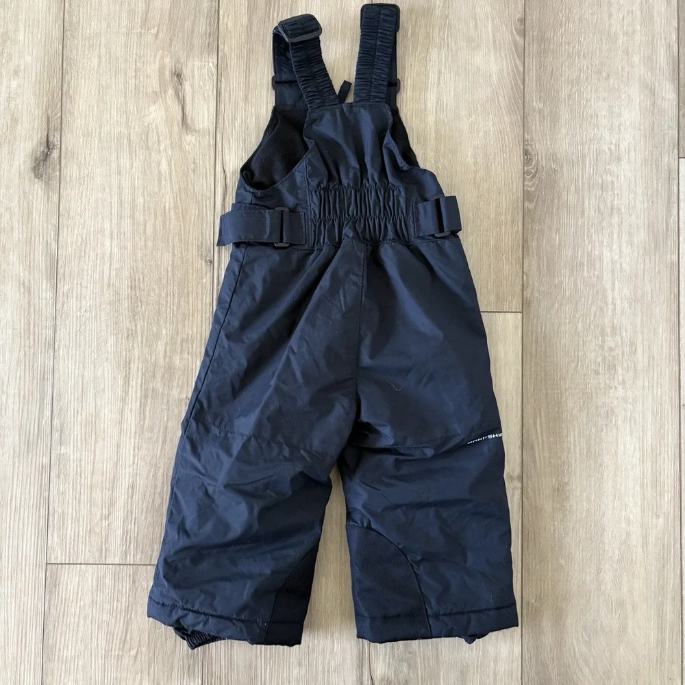 Columbia Snowslope II Bib Snowpants Black Omni Shield  Size 2T Ski‎ Outdoors